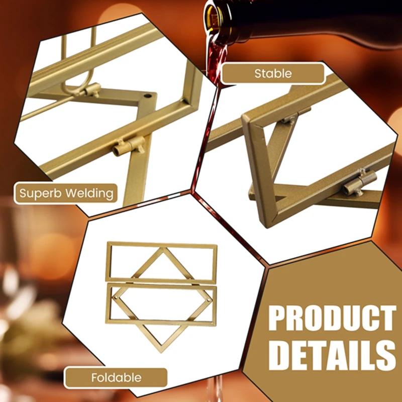 Настенная Винная стойка для винных бутылок