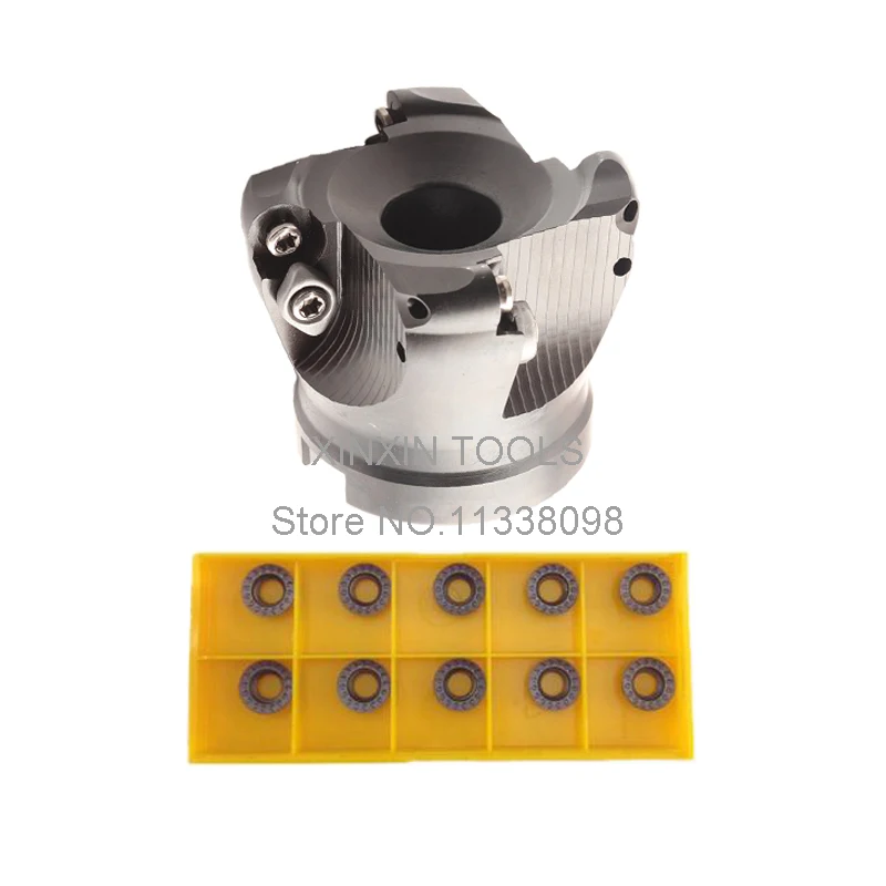 

Фреза Торцевая для круглых вставок, EMR6R 50-22-4T/EMR6R 63-22-4T, RPMT1204, 1 шт.