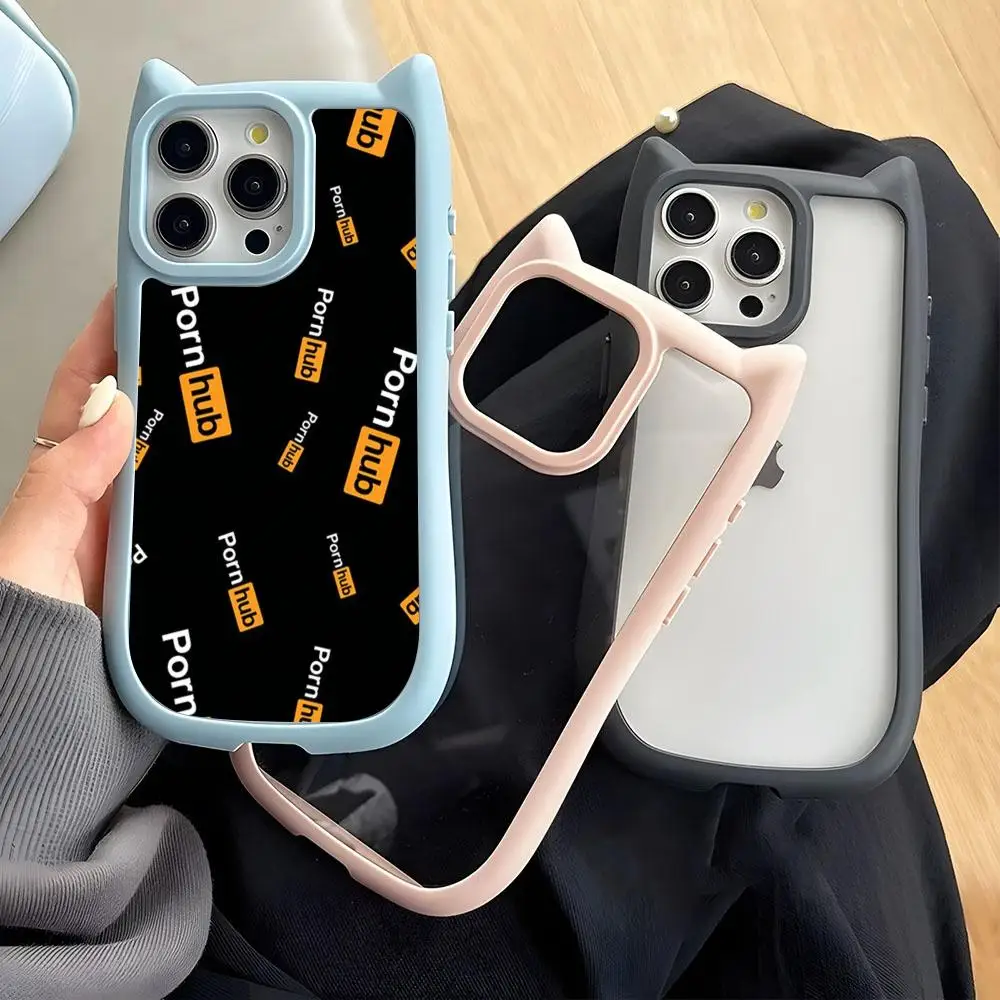 Чехол для телефона P-Porn-Hubs-Tumble-P-Pornhubs IPhone 16 Pro Max 14 13 15 12 11 прозрачная рамка милые