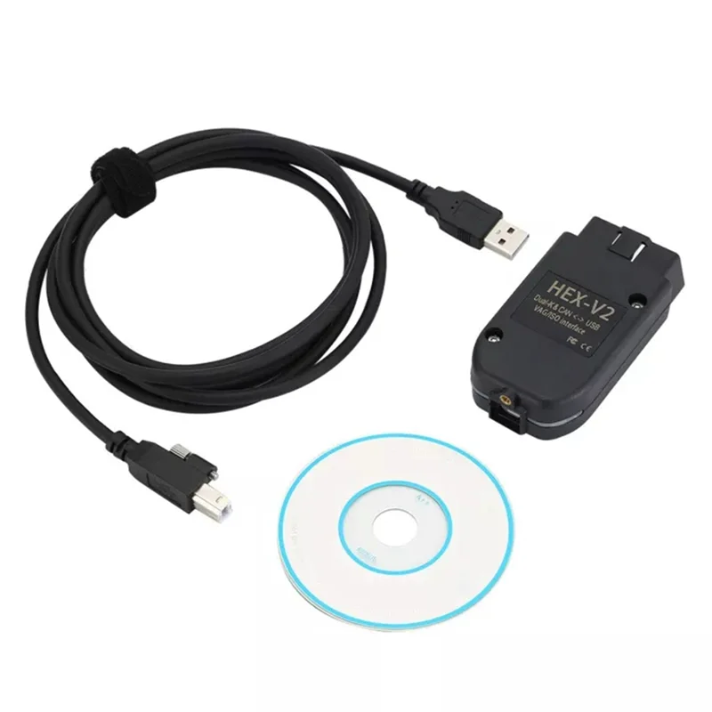 

Для VAG COM 22,3 OBD2 сканер HEX V2 USB для Golf A6 Skoda Seat Unlimited VIN ATMEGA162 + 16V8 + FT232RQ