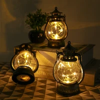 retro style portable night light outdoor camping light rechargeable tent lantern garden lawn wedding party decoration lighting