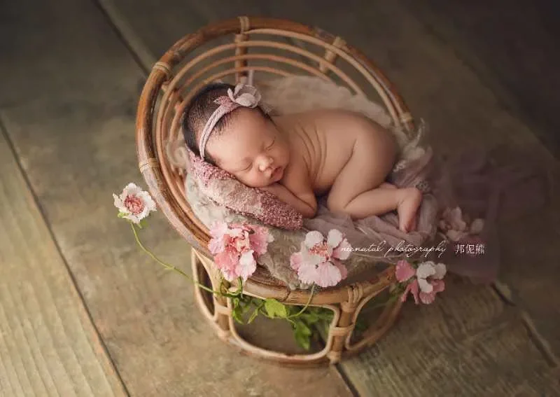 Стул Papasan для новорожденных реквизит фотосъемки корзина ручной работы радар стул