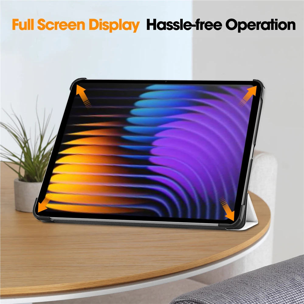 Магнитный чехол для Xiaomi Pad 7 Pro 11 2-дюймовый тройной складной планшета из