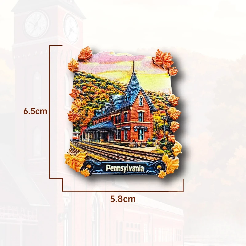 Магнит для холодильника BearPaw 3D Викторианский город сувенир магнит 60х80 один город 1069508