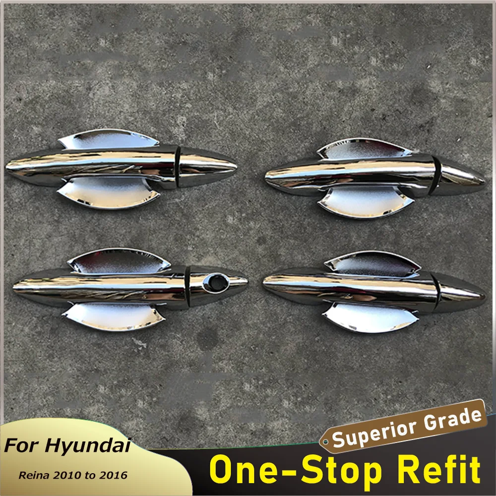 

2010 to 2016 For Hyundai Reina Car Outer Side Door Handle Trims Cover Exterior Side Door Bowl Cap Cover Frame