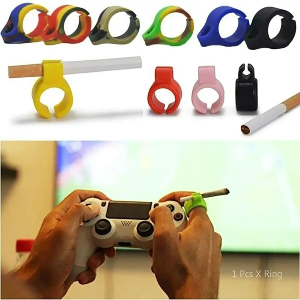 

Creative Silicone Cigarette Holder Ring Rack for Regular 1Smoking Accessories