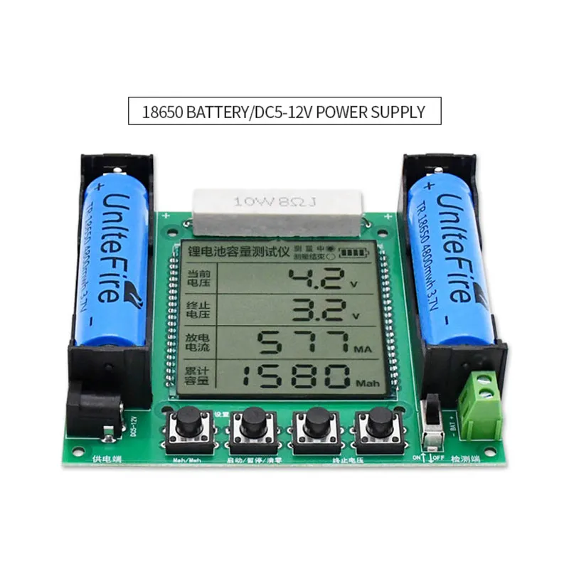18650 Lithium Battery Capacity Tester Module High Precision XH-M239 LCD Digital Display True Capacity Module MaH/mwH Measurement