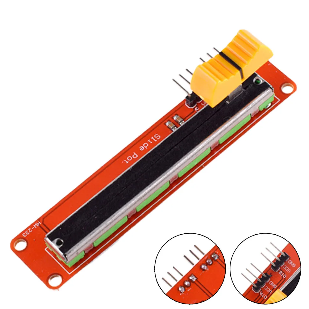 

Sliding Clocking Potentiometer 10K Dual -road Analog Potentiometer Module 90*20mm Slide Potentiometer For Accurate Control