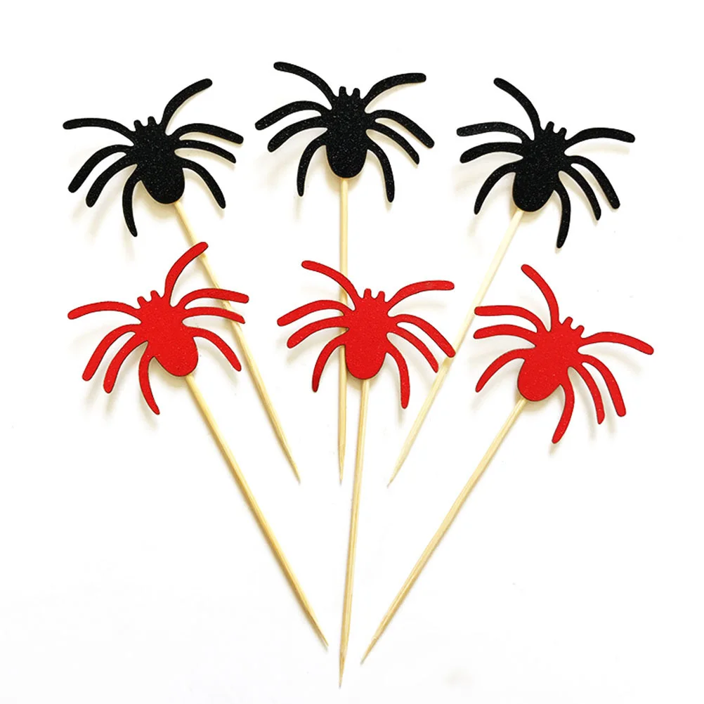 10 шт. фруктовые торты выбор для Хэллоуина вставка десерта на Хэллоуин черный