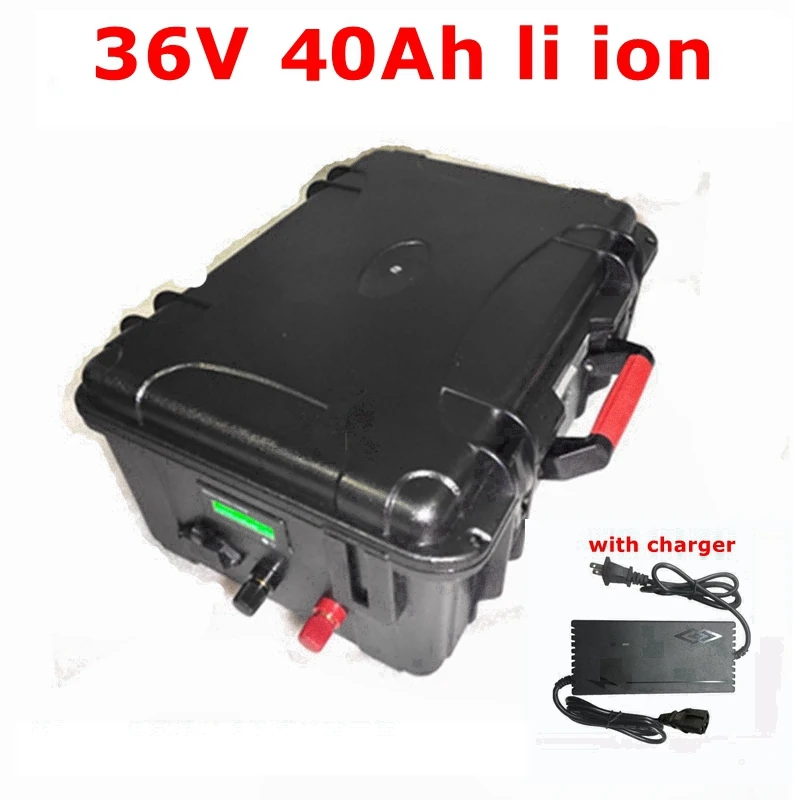 

BLN impermeabile 36v 40ah batteria agli ioni di litio 18650 BMS li ion per 750w 1500w E-Bike scooter bicicletta triciclo barca