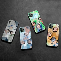 one piece luffy ace sabo brother phone case tempered glass for iphone 13 12 mini 11 pro xr xs max 8 x 7 plus se 2020 cover