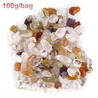 100gbag natural mixed quartz crystal stone rock gravel specimen tank decor natural beads stones minerals size 7 9mm