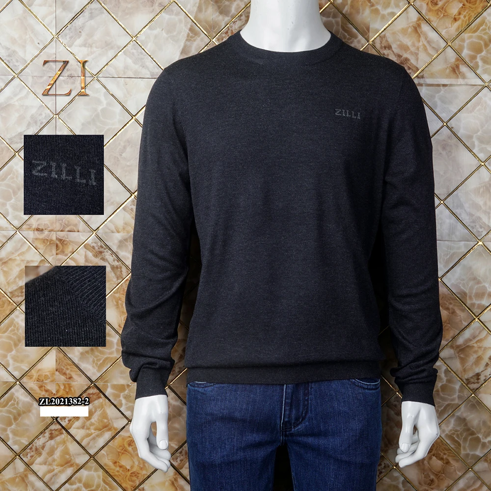

BILLIONAIRE OECHSLI Sweater Cashmere men's 2024 new autumn winter warm Round neck casual fashion elastic big size M-4XL