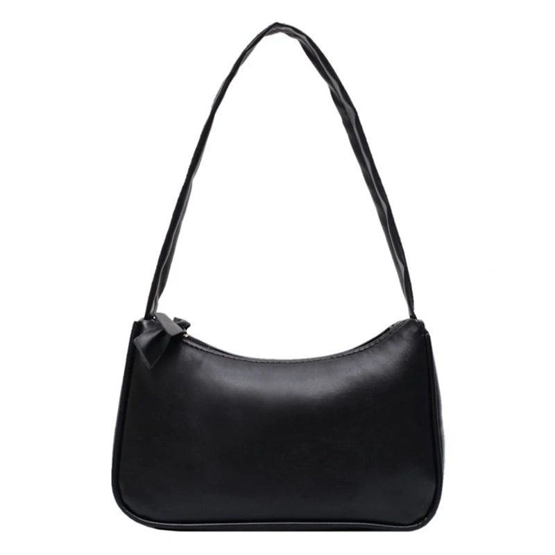 

Korean Version Trend All-Match Fashion Shoulder Bag Texture Baguette Underarm Bag