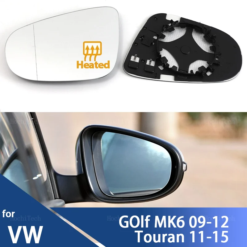 VW Volkswagen Golf 6 MK6 5K 2009-2012 Touran 2011-2015 Левое Или Правое Зеркало Заднего Вида С Подогревом