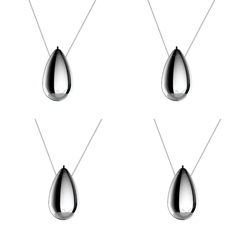 

4X Portable Air Purifier Necklace Mini Wearable Air Freshner Personal Hanging Ionizer Negative Ion For Adults Kids