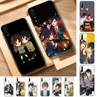 toplbpcs miyamura izumi horimiya phone case for huawei y 6 9 7 5 8s prime 2019 2018 enjoy 7 plus