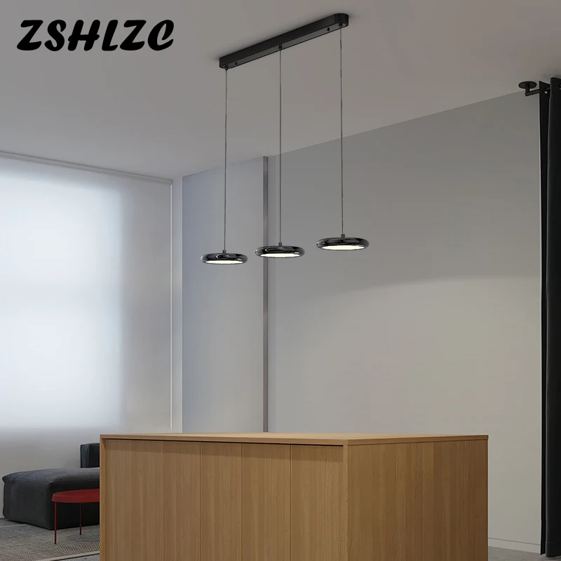 

Modern LED Chandeliers Black Hanging Pendant Lighting Fixtures for Living Room Bedroom Kitchen Bedside Light Lustre AC 110V 220V