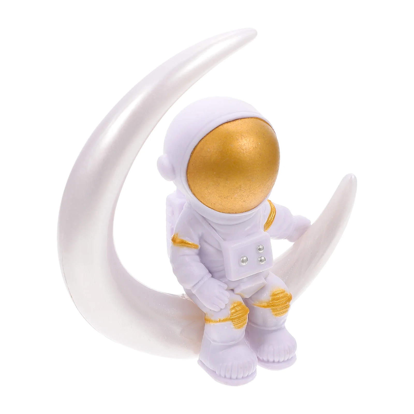 

Creative Astronaut Figurine Moon Spaceman Model Desk Ornament for Home