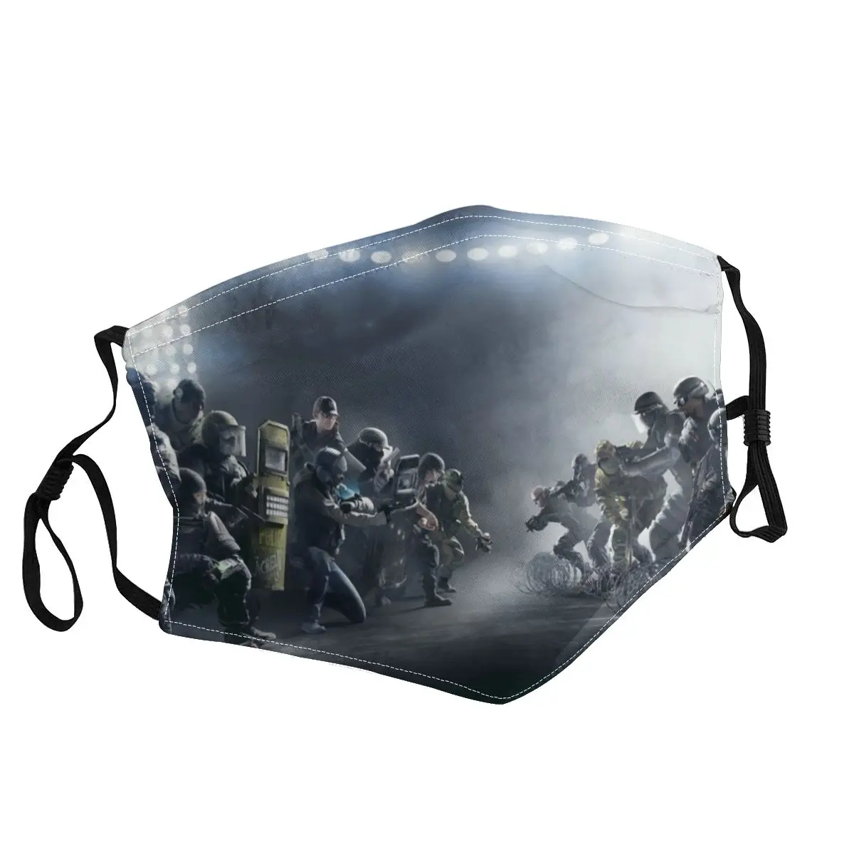 

All The Soldiers Gaming Reusable Mouth Mask Rainbow Six Siege Mask Men Women Anti Haze Dust Protection Respirator Muffle