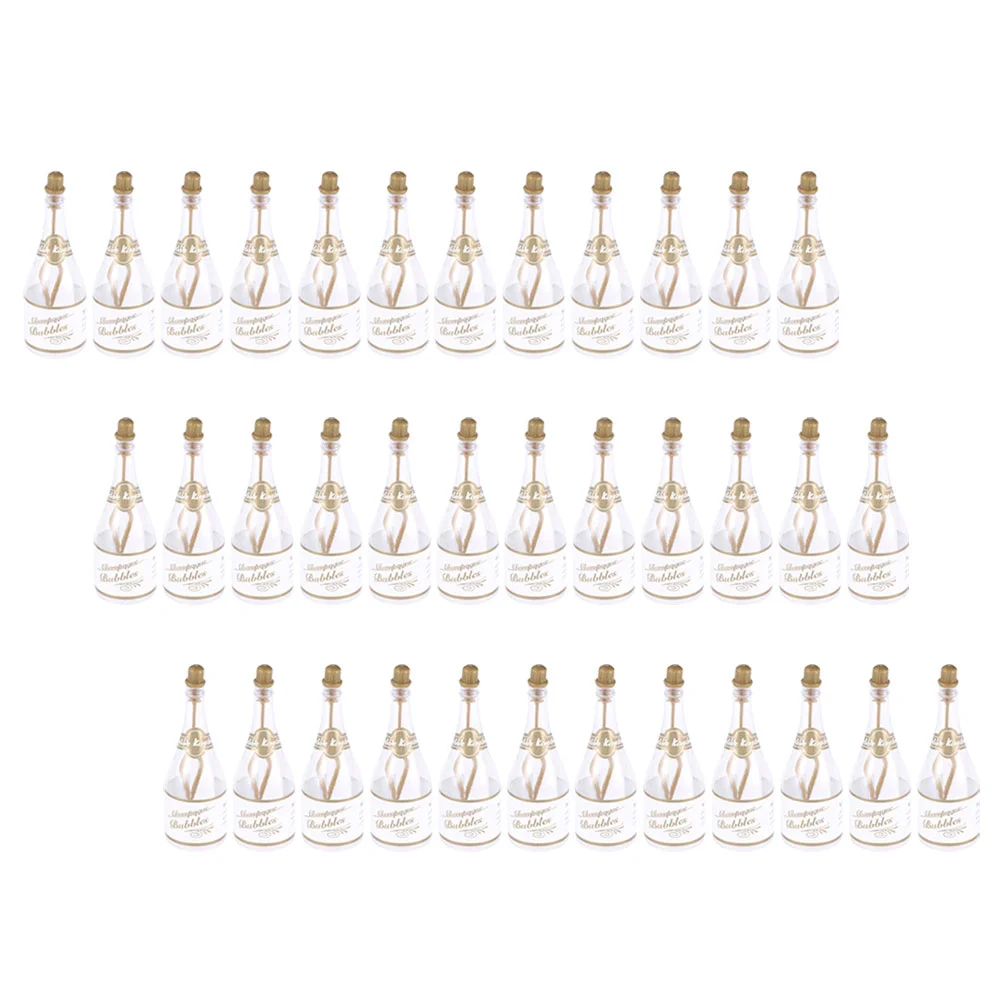 

36 Pcs Wedding Bubble Bottle Mini Bottles Bulk Empty Party Plastic Containers Gift Small Celebration Bride Kids Toys