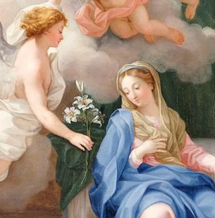 Одеяло Фланелевое с изображением Иисуса на день рождения Богородицы и ангела от