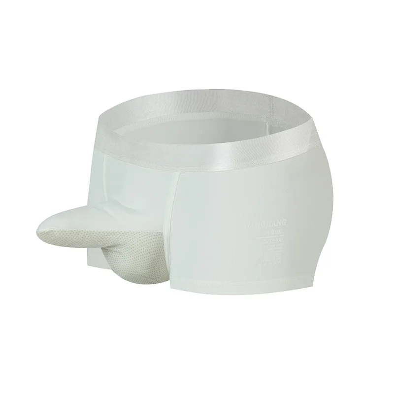 2022 New 4 Pcs Fashion Elastic Boxer Underwear Men's Cotton Soft Elasticity Comfortable Breathable Elephant Nose Man's Panties