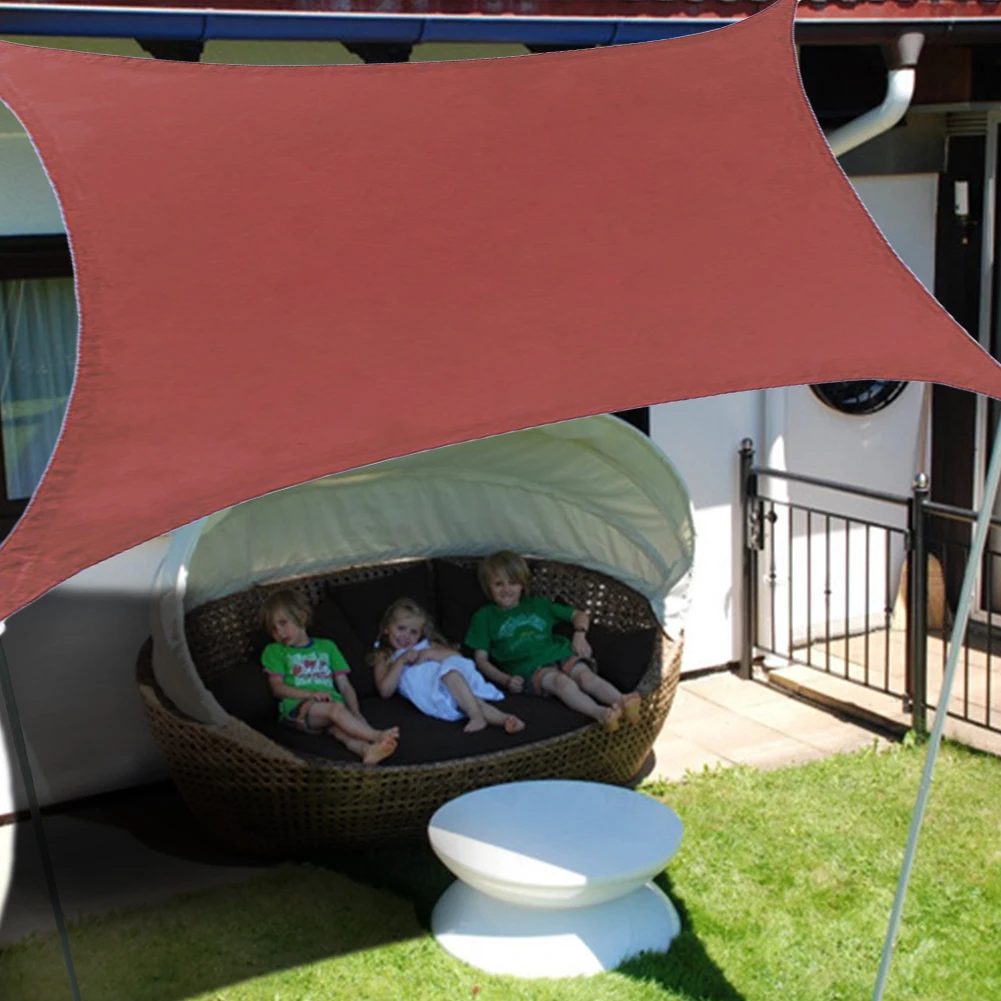 

Солнцезащитный козырек с защитой от ультрафиолетовых лучей, солнцезащитный козырек из ткани Оксфорд, ветрозащитный Противоскользящий прочный для сада и активного отдыха