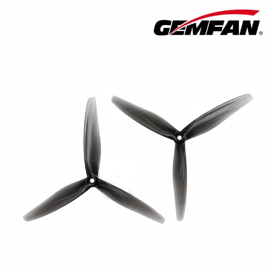 Gemfan Hurricane 7050 7x5 3-blade Gray PC propeller