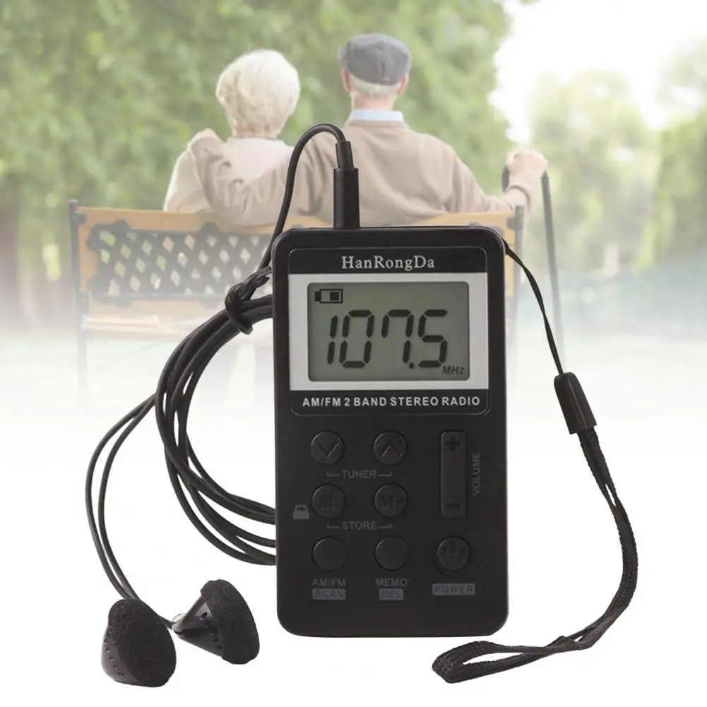 

Практичное мини-радио, ЖК-дисплей 1,5 дюйма, длительное время ожидания, профессиональное двухдиапазонное ЖК-дисплей 1,5 дюйма, карманное радио