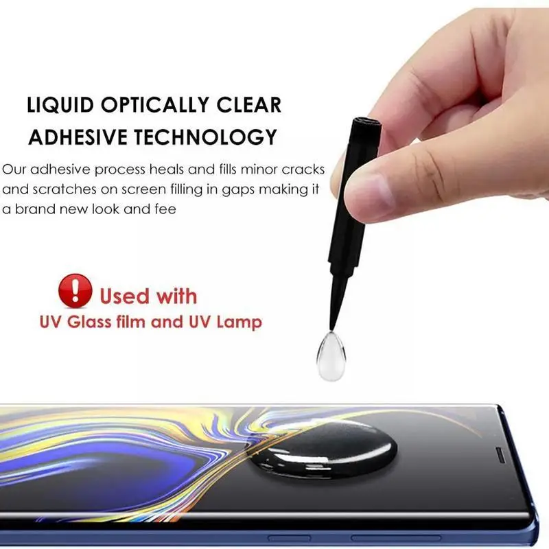

1Pcs UV Tempered Glass Glue For Samsung For LG For IPhone For All Mobile Phone Screen Protect Glue Edge Full Cover Glass Gl P9F6