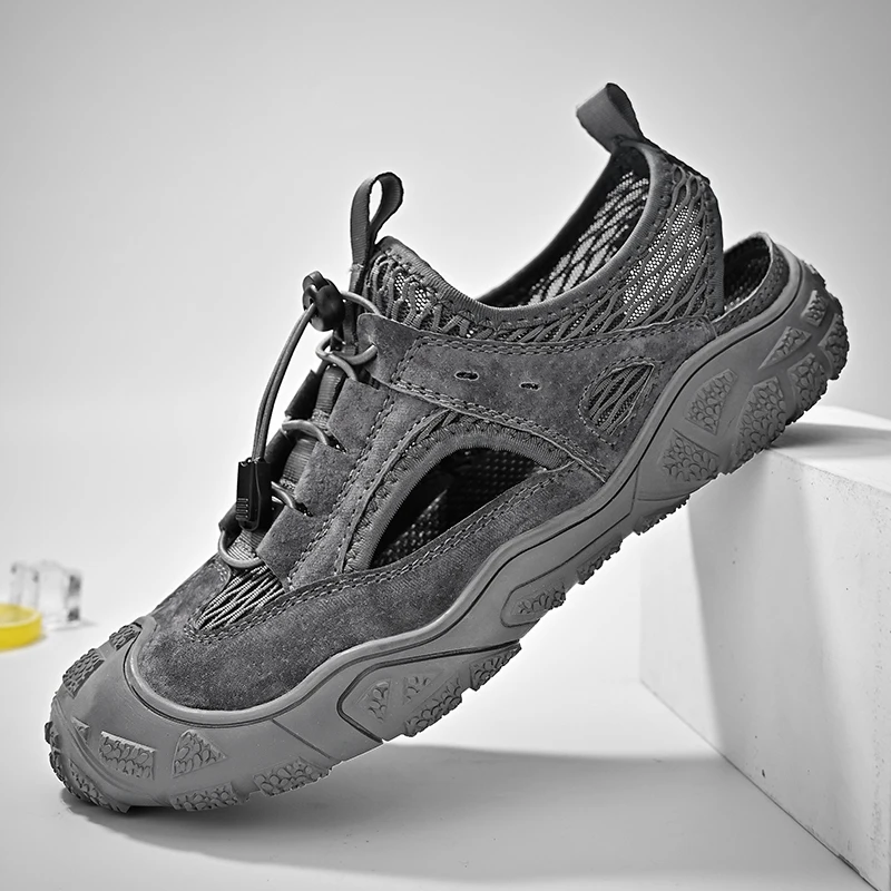

Summer Men's Comfortable Breathable Sandals Men's Hiking Shoes Outdoor Tourism Mountaineering Camping Fishing Sandals for Men