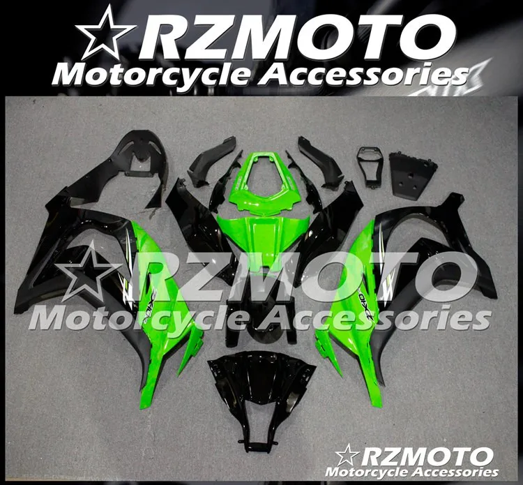 

4 Gifts New ABS Fairings Kit Fit for kawasaki Ninja ZX-10R 2011 2012 2013 2014 2015 10R 11 12 13 14 15 body set green black cool