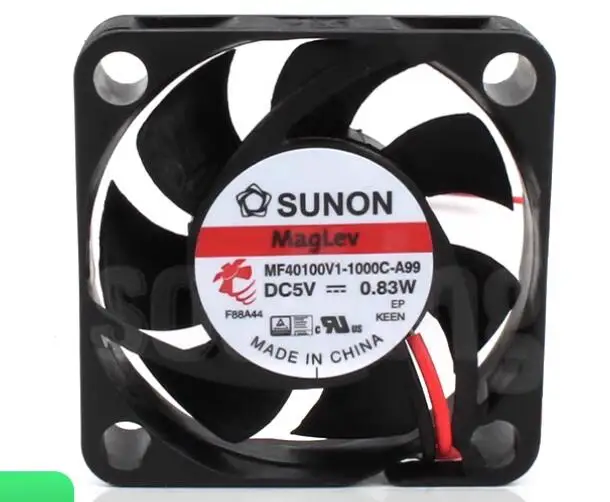 

SUNON MF40100V1-1000C-A99 DC 5V 0,83 W 40x40x10mm 2-проводной Вентилятор охлаждения сервера