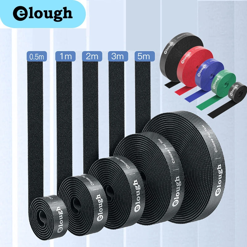 

Elough Cable Organizer Winder Cable Management Protector For iPhone Samsung Mouse Earphone Adapt Charger USB Cable Tie Holder