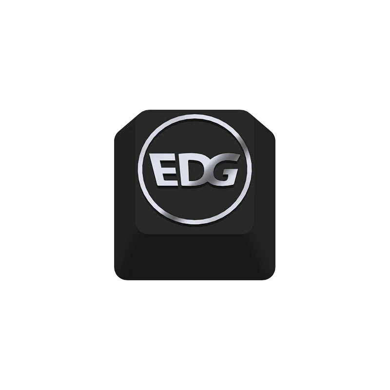 Keystone Keycap для механической клавиатуры LOL EDG Game аниме тема черный цвет цинковый алюминиевый сплав металл персонализированный ПК