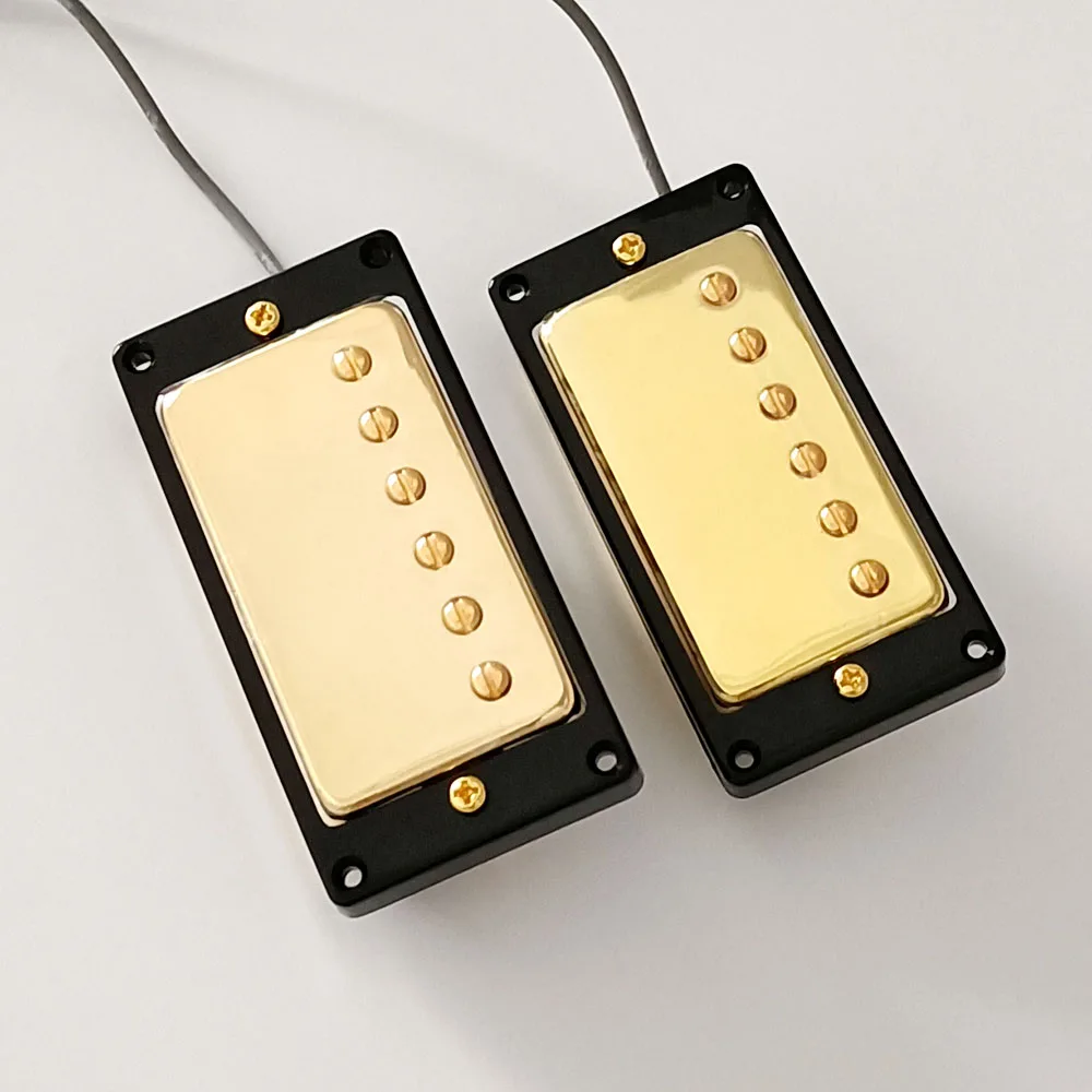 Пикап для электрогитары Humbucker пикап с золотым грифом LP Style латунная крышка гитары