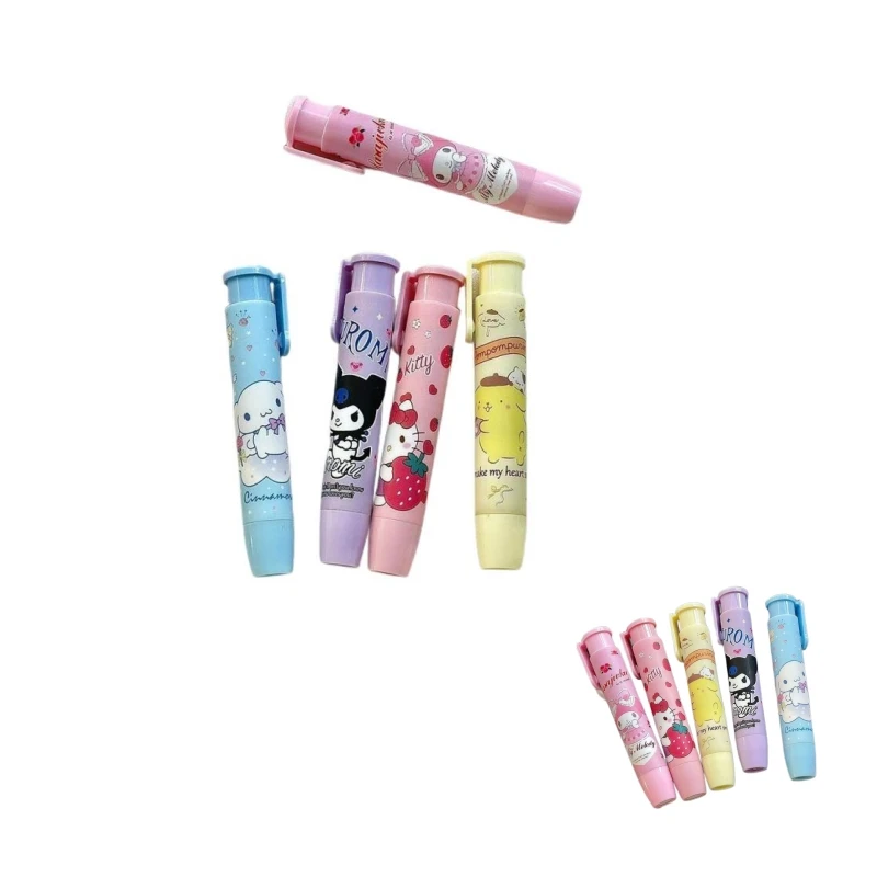 

Hellokitty Cinnamoroll press-style cartoon cute primary and Sanrioed secondary school student press chip-free pen-type eraser