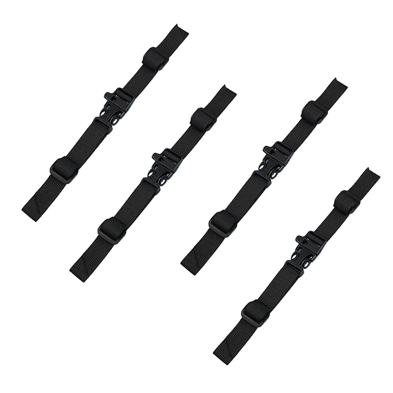 

4Pcs Adjustable Backpack Non-Slip Pull Belt Outdoor Backpack Shoulder Strap Fixed Belt Strap For Jogging Hiking Outside
