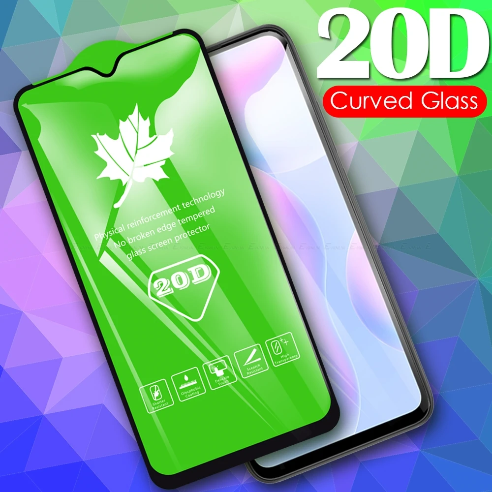 

20D Tempered Glass Screen Protector For Xiaomi Redmi 10A 10C 9T 8A 9A 7A 9C NFC 9i Full Cover Protective Glass Film