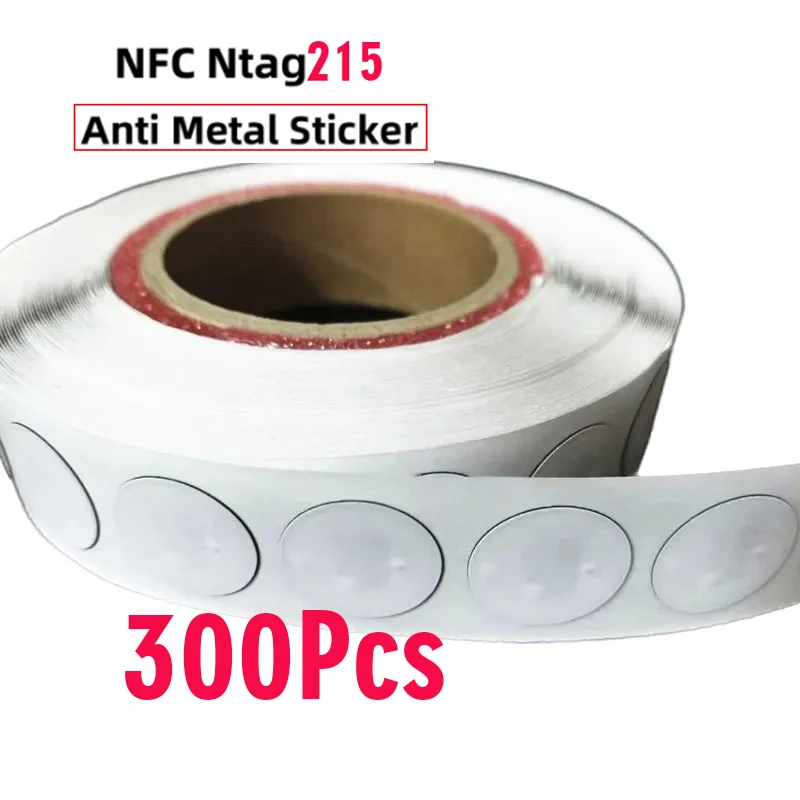 Фото 300 антиметаллических метков NFC Наклейки NFC На металлических белых наклеек NFC, совместимые с программируемой памятью Android и iPhone 504 байта №1