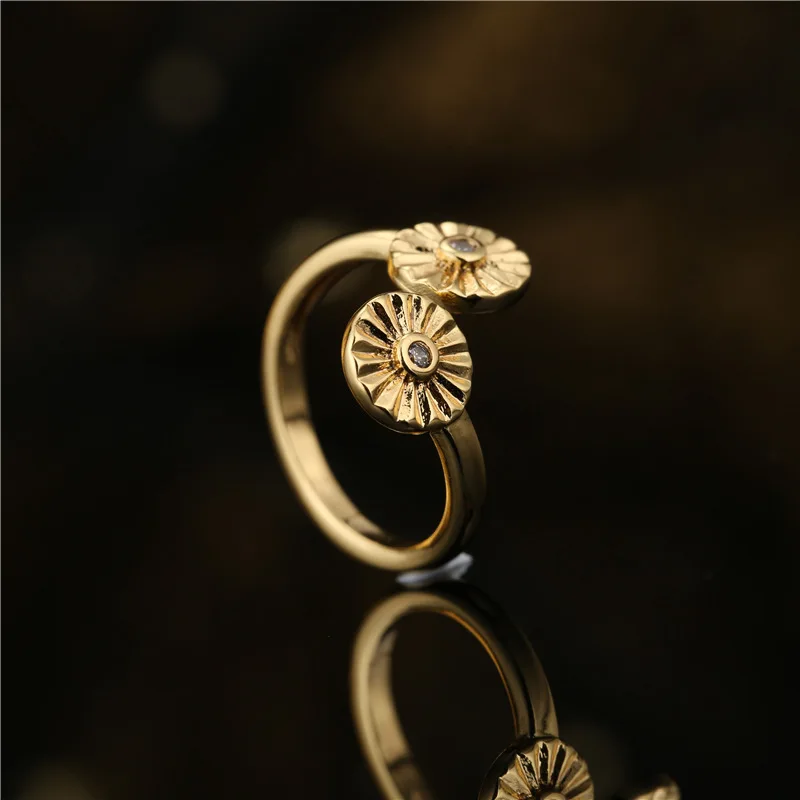 

Vintage Geometric Ring 18K Gold Plated Women's Ring Adjustable Rings for Wo Men Rings Aestethic News 2022 [object Object] Geode