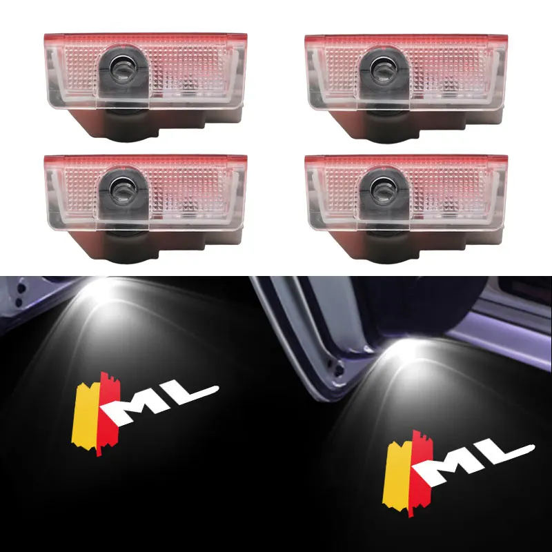 

2Pcs Car Door Welcome Light Ghost Shadow Light For Mercedes Benz GLS LED Car Door Light Laser Projector Lamp