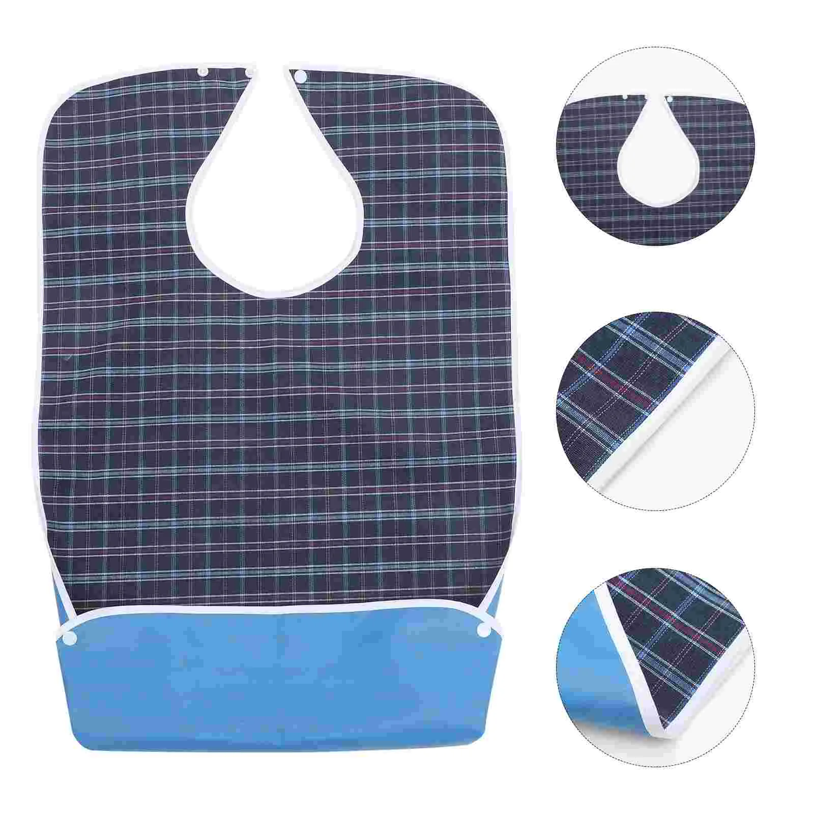 

Wear-resistant Elderly Bib Large Bibs Folding Dinner Home Accessories Aldult Adult Washable Adults Polyester Eating