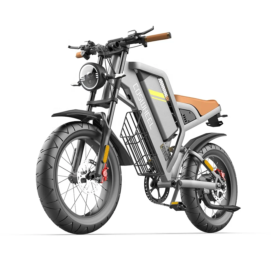 

Coswheel GT20 Very Fast 48V/750W Fat Tire Dirt Bike Stealth Bomber Super Performance Mountain E-Bike