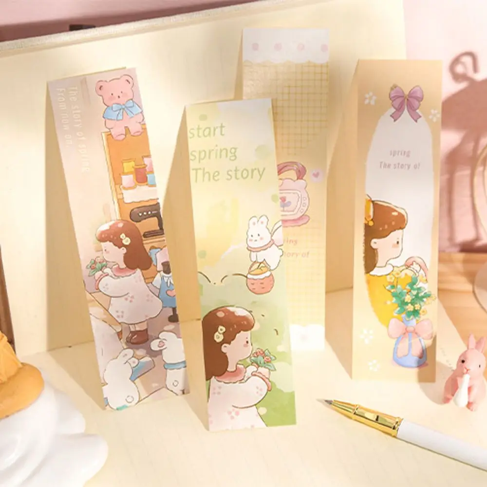 

Весенняя романтическая серия, матовая фотография страницы, ретро-закладка, креативная фотография, канцелярские принадлежности для студент...