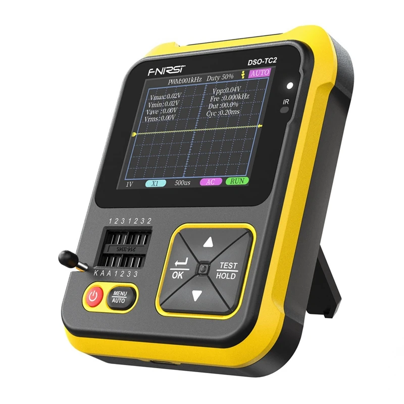 

FNIRSI DSO-TC2 Portable Electronic DIY Testing Handheld Oscilloscope Standard Equipment
