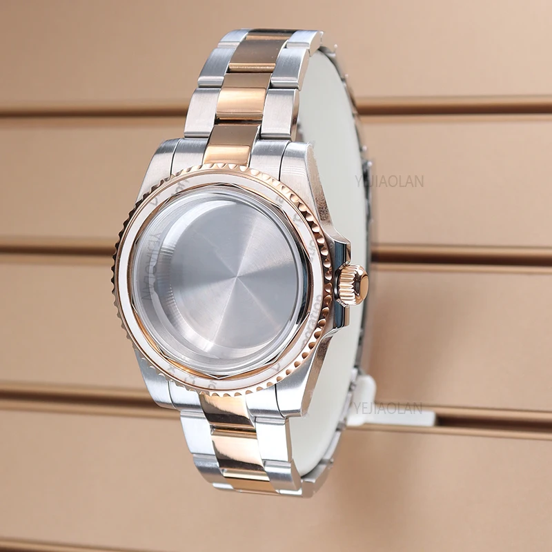 FENYA 40 мм корпус часов браслет скользящая застежка детали сапфировый для Submariner Seiko