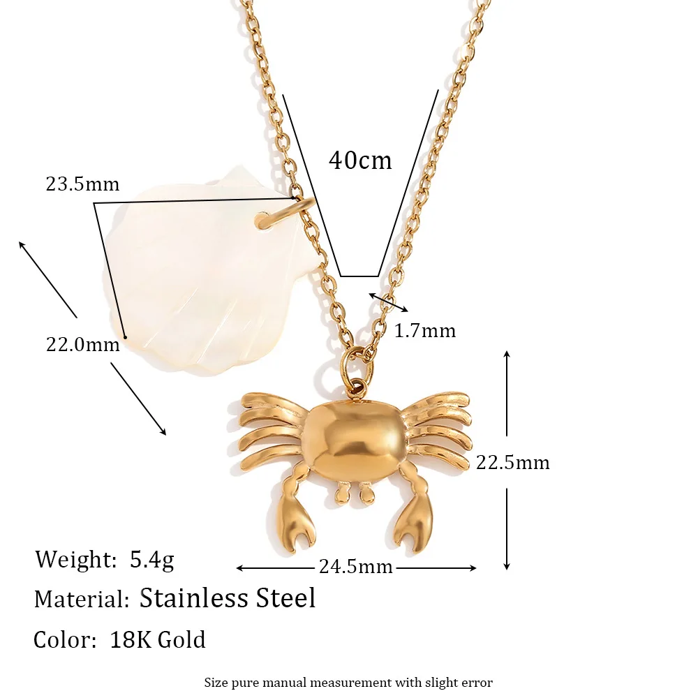 Женское винтажное ожерелье из ракушек и морских звезд