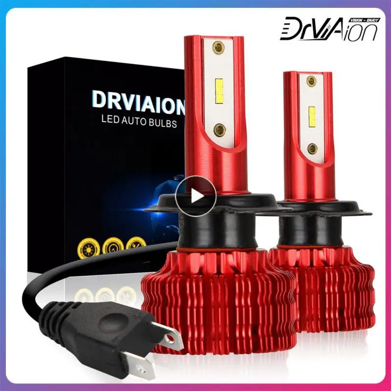 

Mini Size Car Headlight 2*H7 LED Headlight Bulbs Low Beam/Fog Light, 6500K Bright Replacement Quick Installation